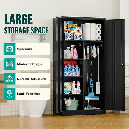Wide & Deep Metal Storage Cabinet - Image 6