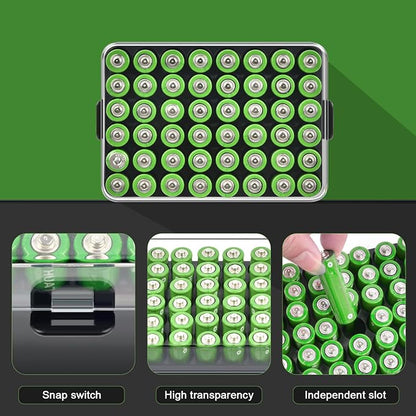 ALCYON Battery Organizer Storage Case, Battery Vault Box Container - Image 2