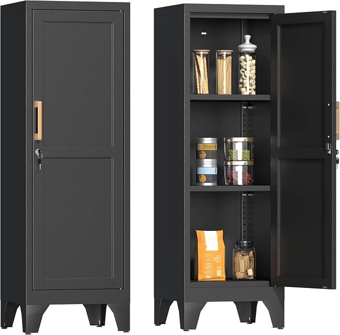 46" H Metal Locker Cabinet, Small Locker by MetalCabinet