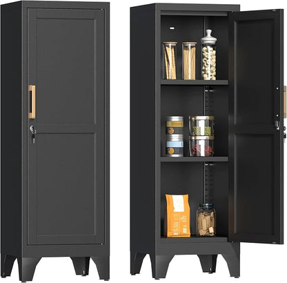 46" H Metal Locker Cabinet, Small Locker by MetalCabinet