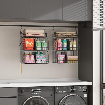 SWTYMIKI Hanging Closet Organizer Storage - Image 7