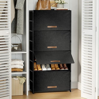 Shoe Rack, 9 Tier Shoe Storage Cabinet - Image 2