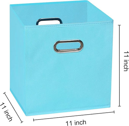 Yunkeeeper storage bins Cubes, Fabric Cube Organizer - Image 2