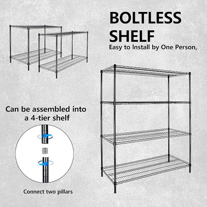 GDFStudio 4-Tier Storage Shelves - Image 3