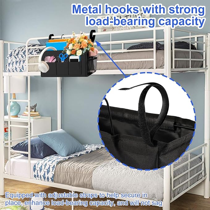 1PC Bedside Caddy, Bedside Storage Organizer - Image 6
