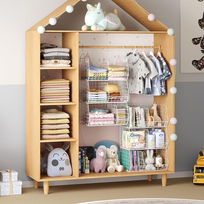 5 Tier Extra Large Closet Hanging Shelves - Image 2