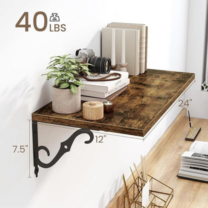Floating Shelves for Wall, 12 Inch Deep Floating Shelf - Image 3