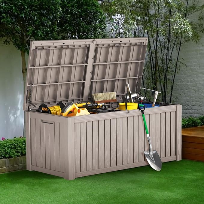 180 Gallon Outdoor Storage Deck Box by Unknown