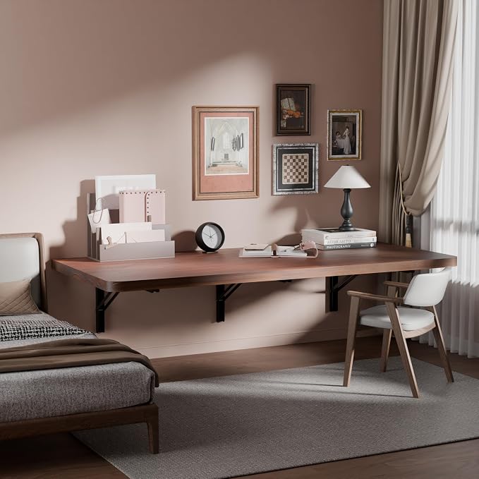 IAE Floating Wall Mounted Folding Table Desk - Image 7
