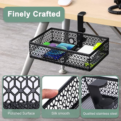 ROSYLINE Drawer Under Desk Storage Organizer, Clamp on Desk Drawer, Under Desk - Image 5