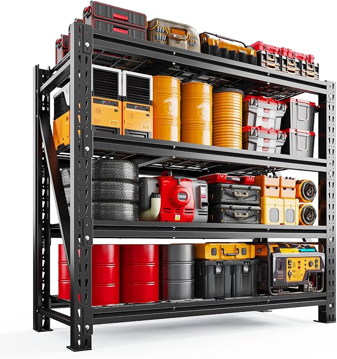 Romorgniz 3020LBS Heavy Duty Garage Shelving, 51.6" W Storage Shelves by Romorgniz