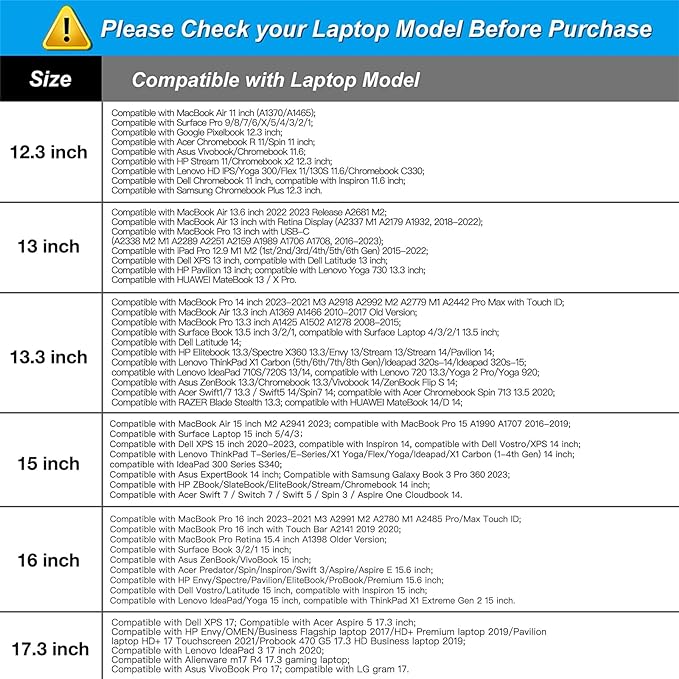 MOSISO Laptop Case 13 inch, Laptop Sleeve Compatible - Image 5
