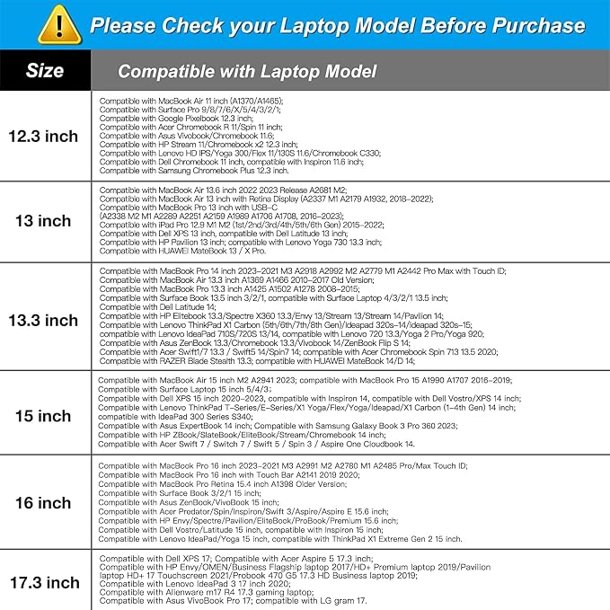 MOSISO Laptop Case 15 inch, 15 inch Laptop Sleeve Compatible - Image 5