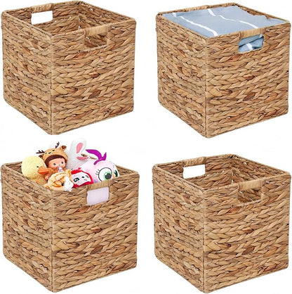 11x11in Storage Baskets 4 Pcs Storage Bins by JGJCYO9