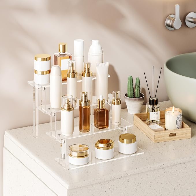 WINKINE Acrylic Riser for Display, Perfume Stand Rack, Display Shelf Compatible - Image 7