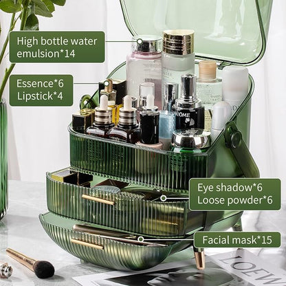 CANITORON Makeup Organizer, Large Capacity Skincare Organizer - Image 2