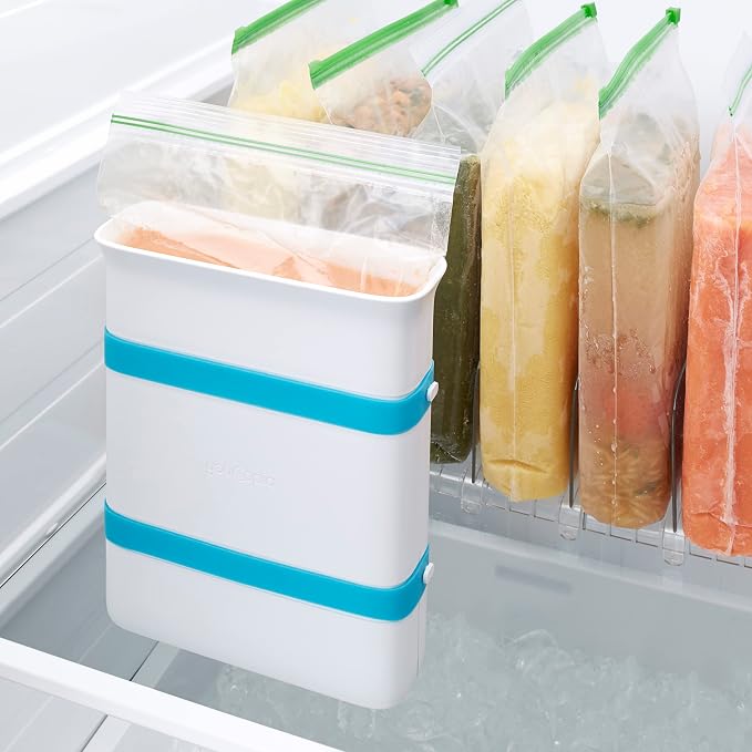 YouCopia FreezeUp Freezer Food Block Maker, Meal Prep Bag Container to Freeze - Image 5