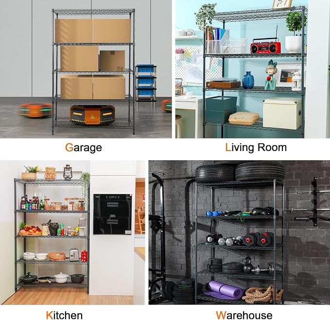 Land Guard 5 Tier Storage Racks and Shelving - Image 6