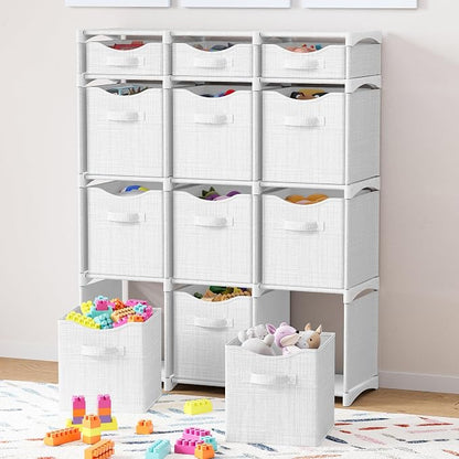 12 Cube Closet Organizers And Storage | Includes All Storage Cube Bins | Easy - Image 2