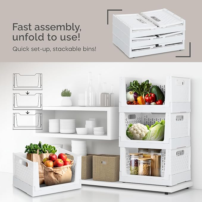 TidyFriend Stackable Storage Bins - Image 3