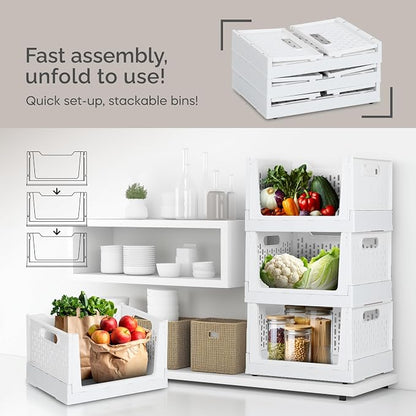 TidyFriend Stackable Storage Bins - Image 3