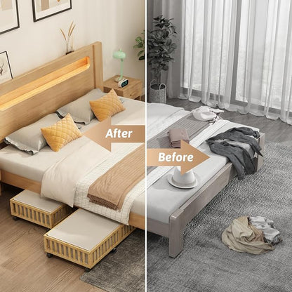 Bamboo Under Bed Storage Containers - Image 4