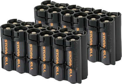 Storacell AA-12 Battery Storage Caddy and Dispenser, Holds 12 AA Batteries by Storacell