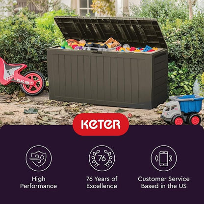 Keter Marvel Plus 71 Gallon Resin Outdoor Storage Box - Image 11