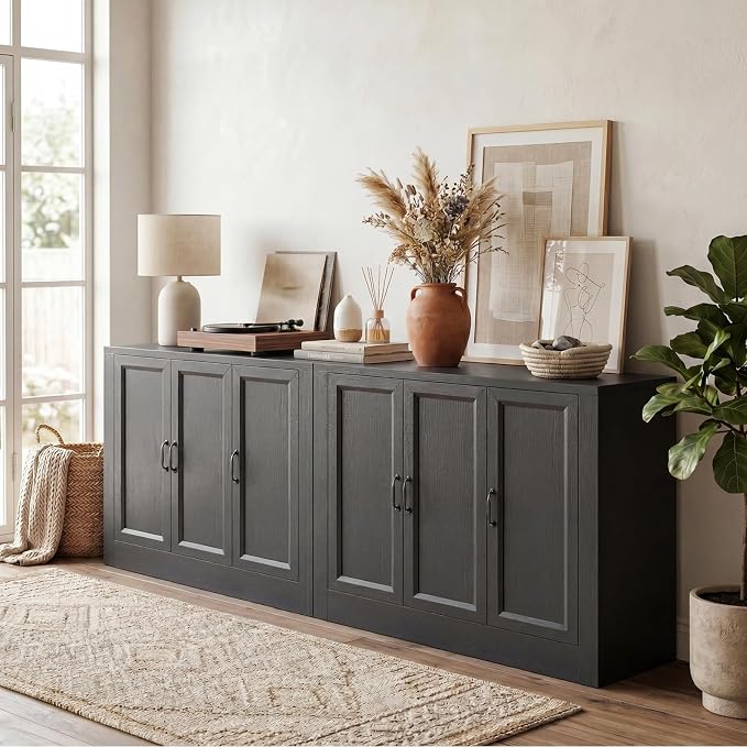 118" W Modern Buffet Cabinet - Image 9