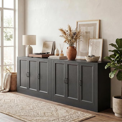 118" W Modern Buffet Cabinet - Image 9