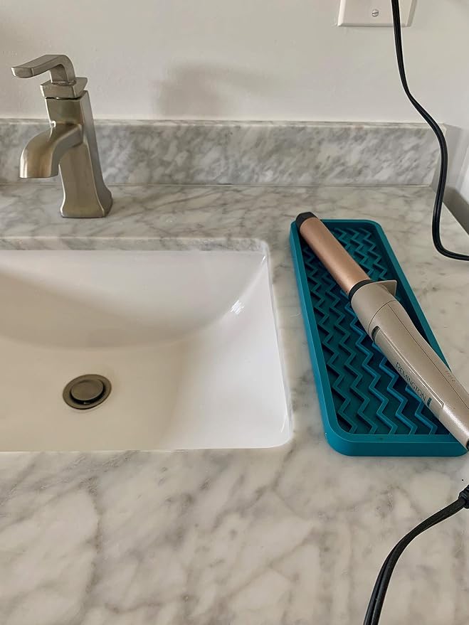 Happitasa Silicone Kitchen Sink Organizer Tray, Sponge Holder and Countertop - Image 6