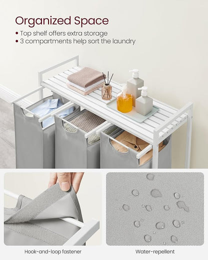VASAGLE Laundry Hamper, Laundry Basket, Laundry Sorter - Image 4