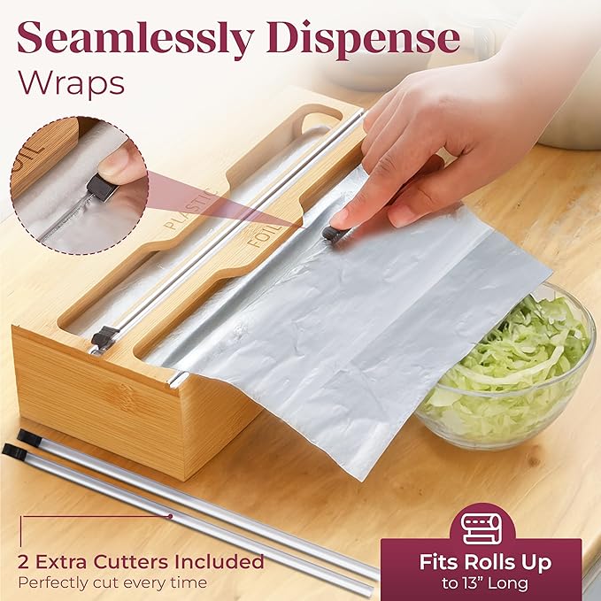 Bamboo Food Storage Bag Organizer - Image 4