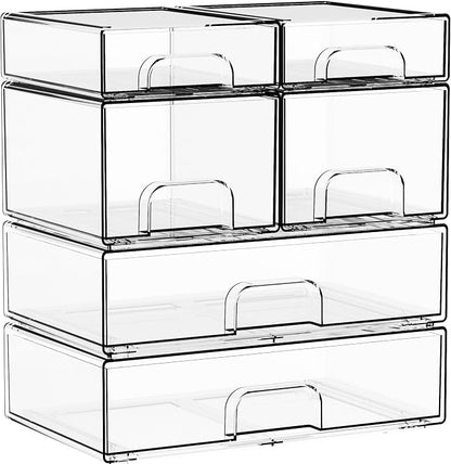 Clear Stackable Storage Drawers - Image 9