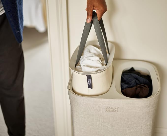 Joseph Joseph Tota 60 liter/15.8 gallon Laundry Hamper Separation Basket - Image 3