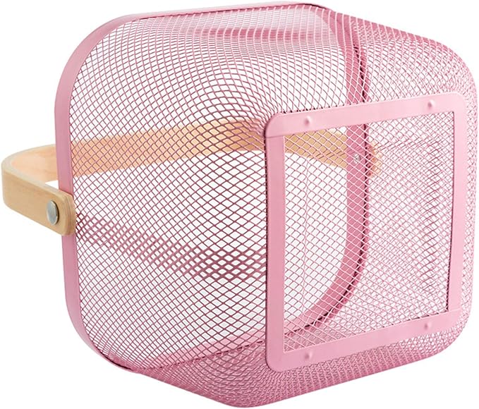 AJIODA Metal Mesh Steel Basket, Storage Organizer Basket Multi-functional - Image 3