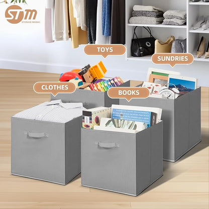 STORAGE MANIAC Storage Cubes, 13 Inch Collapsible Storage Bins - Image 2