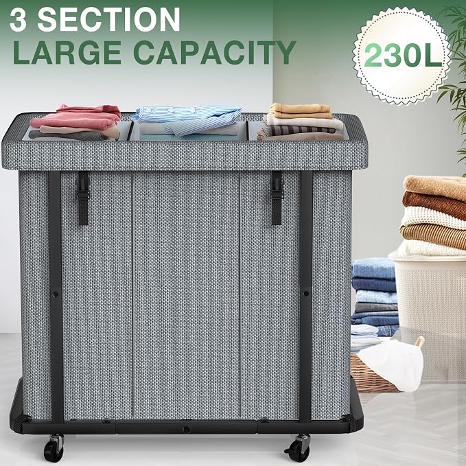 60 Gal High Grade Large Laundry Basket - Image 2