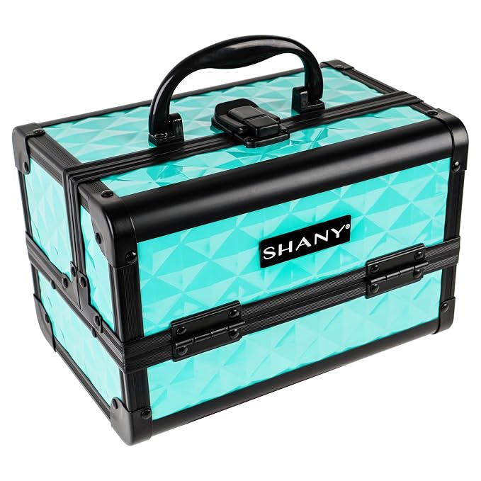 SHANY Chic Makeup Train Case Cosmetic Box Portable Makeup Case Cosmetics Beauty - Image 4