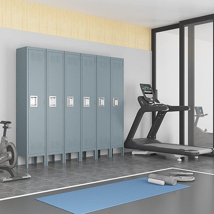 Metal Locker for Home, Dressing Room, 65.98" Steel Storage Lockers for Employees - Image 7