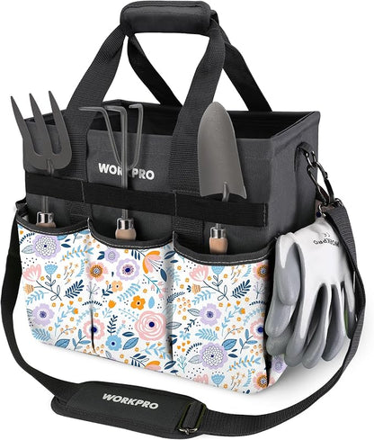 WORKPRO Garden Tool Bag Organizer, Heavy Duty Gardening Tote Bag by WORKPRO