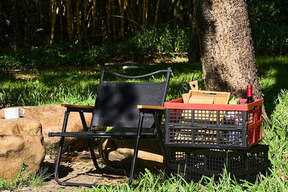 3-Pack Plastic Collapsible Storage Crates-30L, Foldable Plastic Crates - Image 9