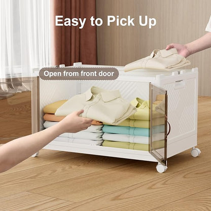 JOYMOOP Folding Storage Bins Organizer, 84 Quart Collapsible Storage Box - Image 6