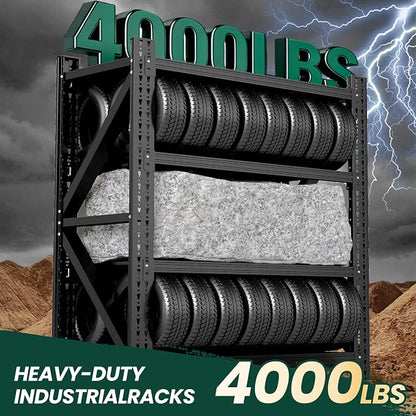 Heavy Duty Garage Storage Shelves 4000LBS Capacity, Metal Shelving Unit - Image 3