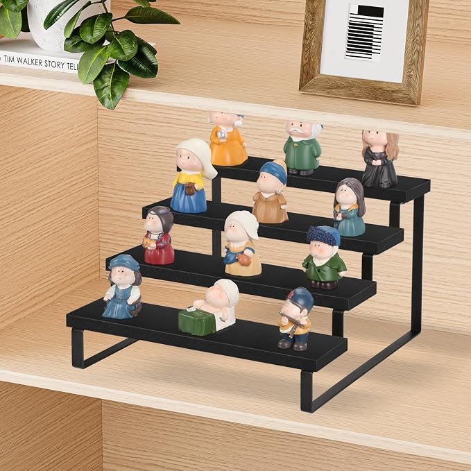 YINMIT Wooden Display Riser Stand, Tiered Perfume and Cologne Organizer Stand - Image 3