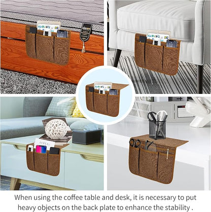 Bedside Caddy Bedside Storage Organizer Magazine Phone Tablet iPad Remote Holder - Image 5