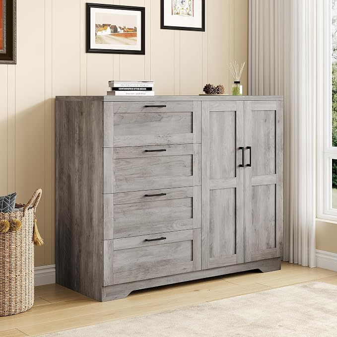 GarveeHome Multifunctional Wooden Dresser - Image 4