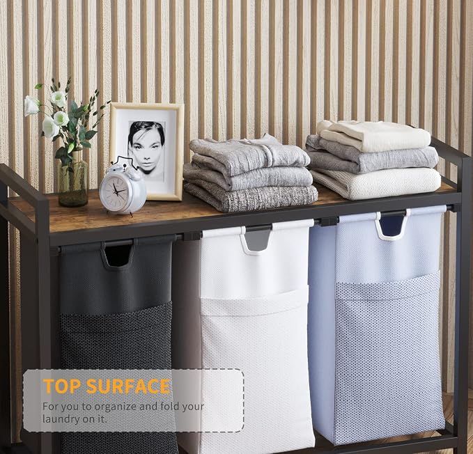 Laundry Basket Three Laundry Hamper - Image 8