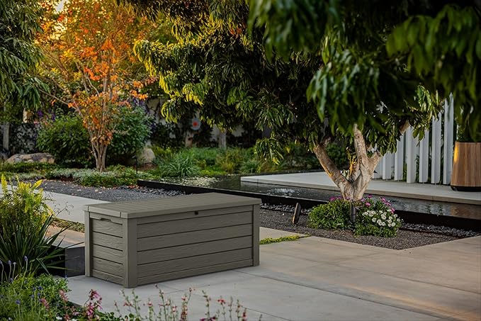 Keter Westwood 150 Gallon Resin Large Outdoor Storage Box - Image 2
