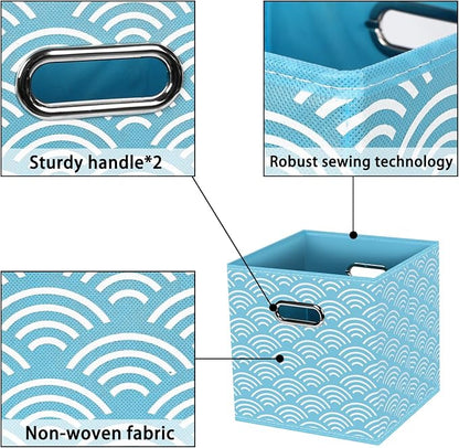 Fabric storage bins Cubes, Fabric Cube Organizer - Image 7